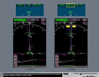 B787 Navigation displays