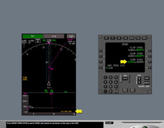 B787 Navigation displays