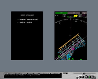 B787 Navigation displays
