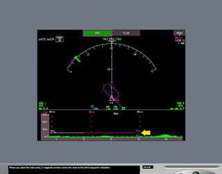 B787 Navigation displays