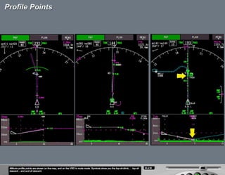 B787 Navigation displays