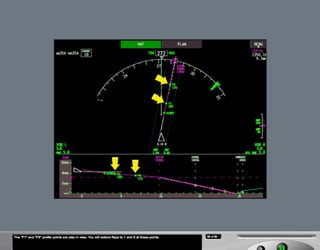 B787 Navigation displays