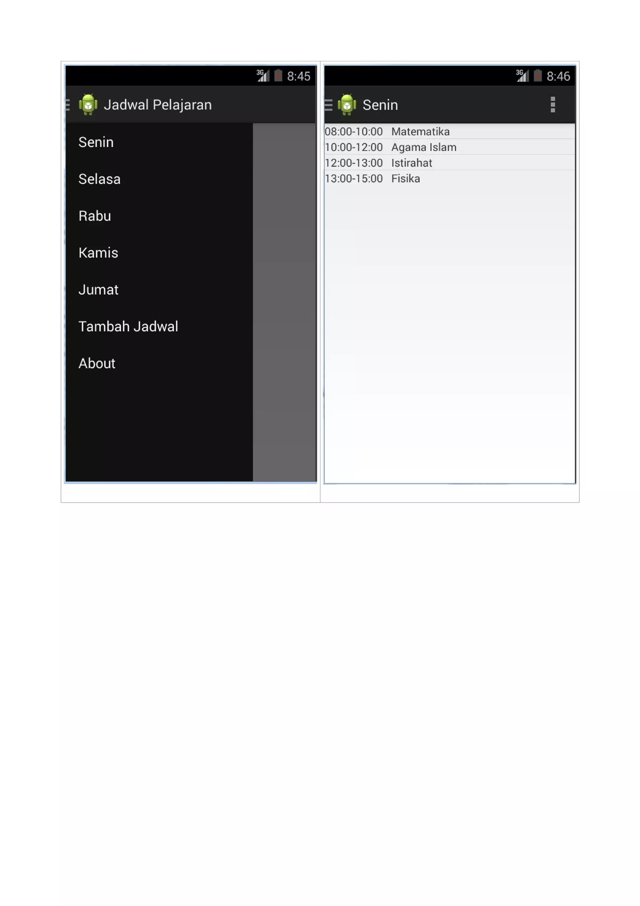 Android Sliding Menu dengan Navigation Drawer