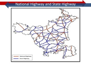 National Highway and State Highway
 