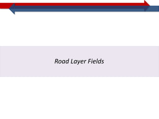 Road Layer Fields
 