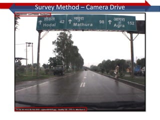 Survey Method – Camera Drive
 