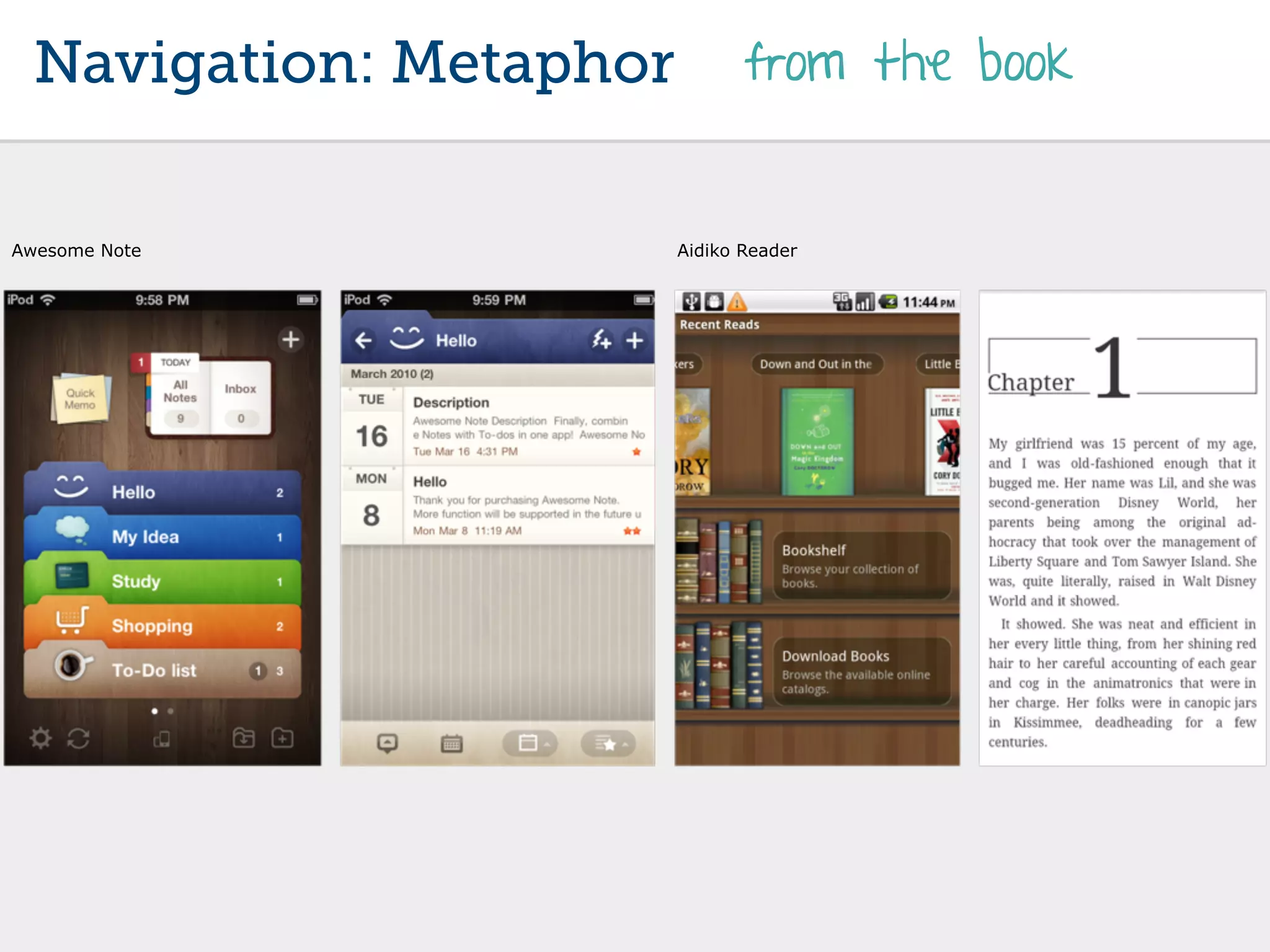 Navigation: Metaphor          from the book


Awesome Note             Aidiko Reader
 