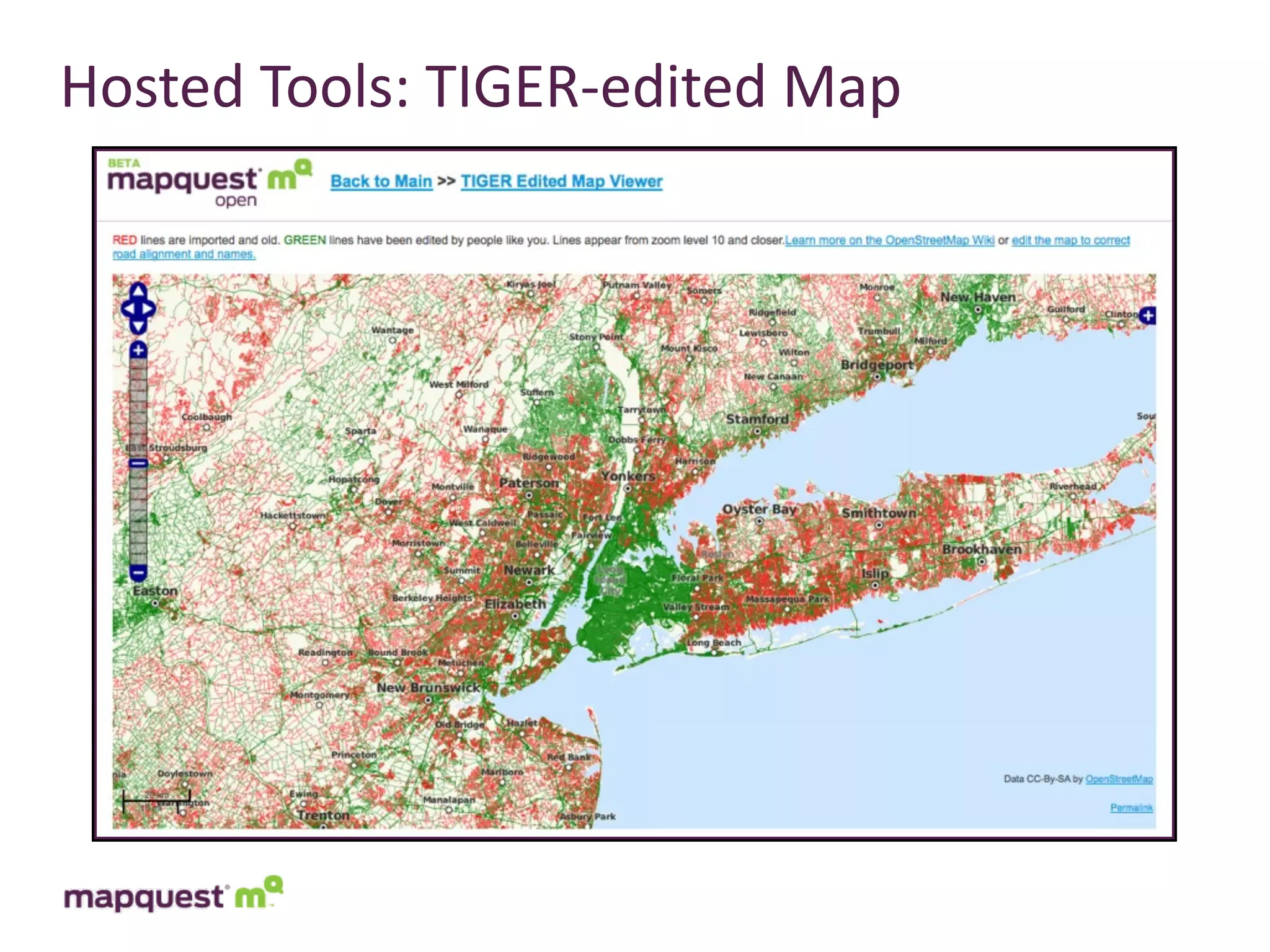 Hosted	
  Tools:	
  TIGER-­‐edited	
  Map
 