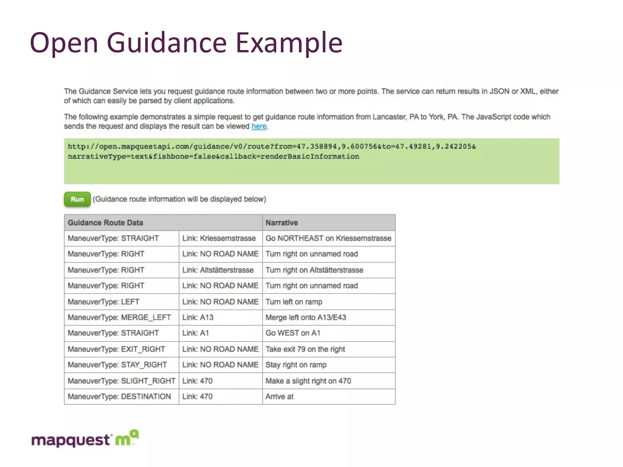 Open	
  Guidance	
  Example
 