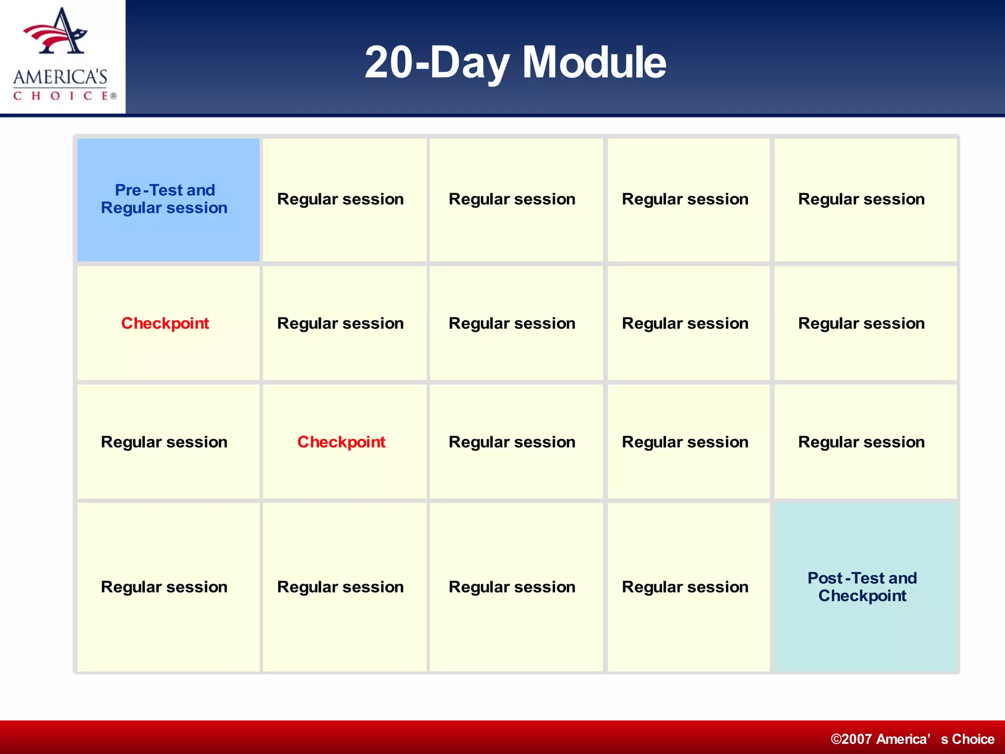 20-Day Module  