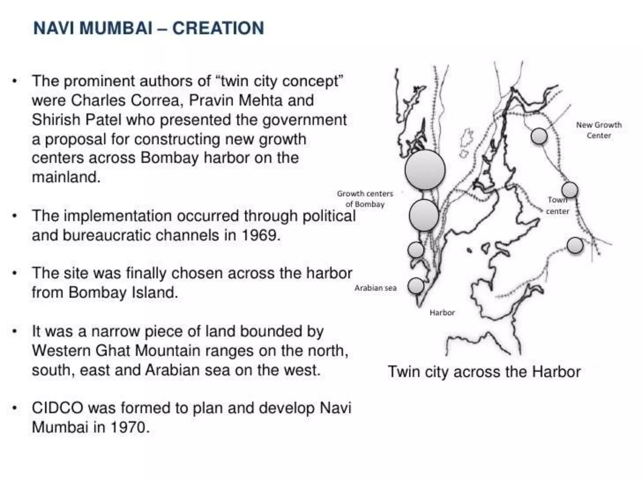 Navi mumbai development | PPTX