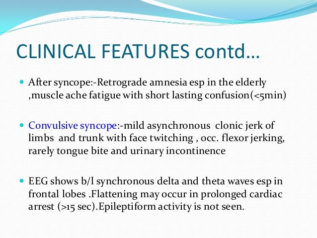 convulsive syncopal episode convulsive syncopal episode