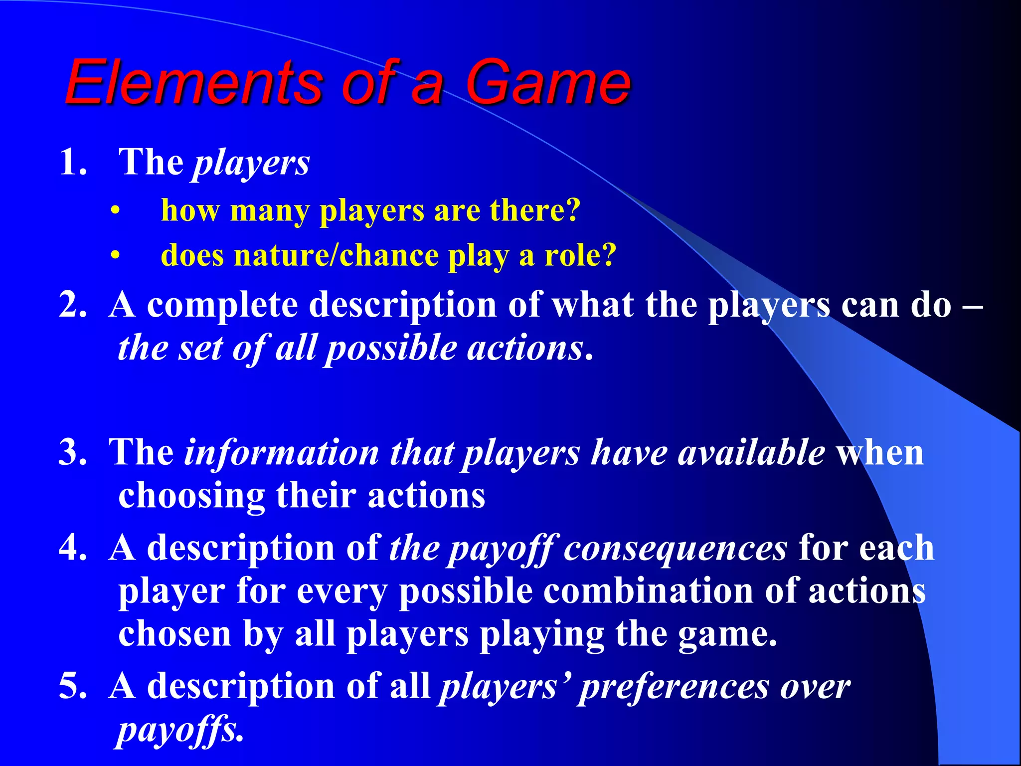 game THEORY ppt | PPT