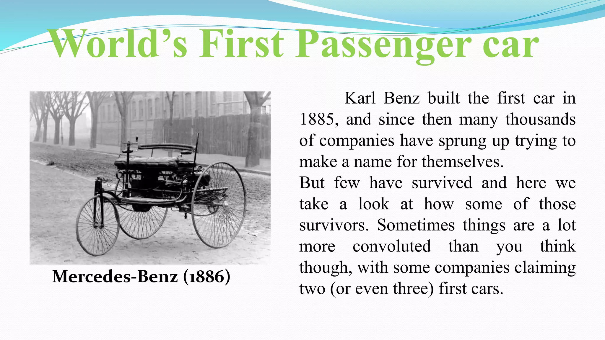 PASSENGER CAR | PPTX