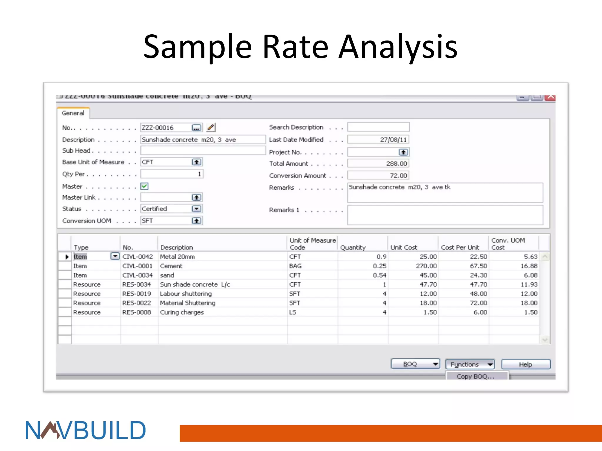 Sample Rate Analysis
 