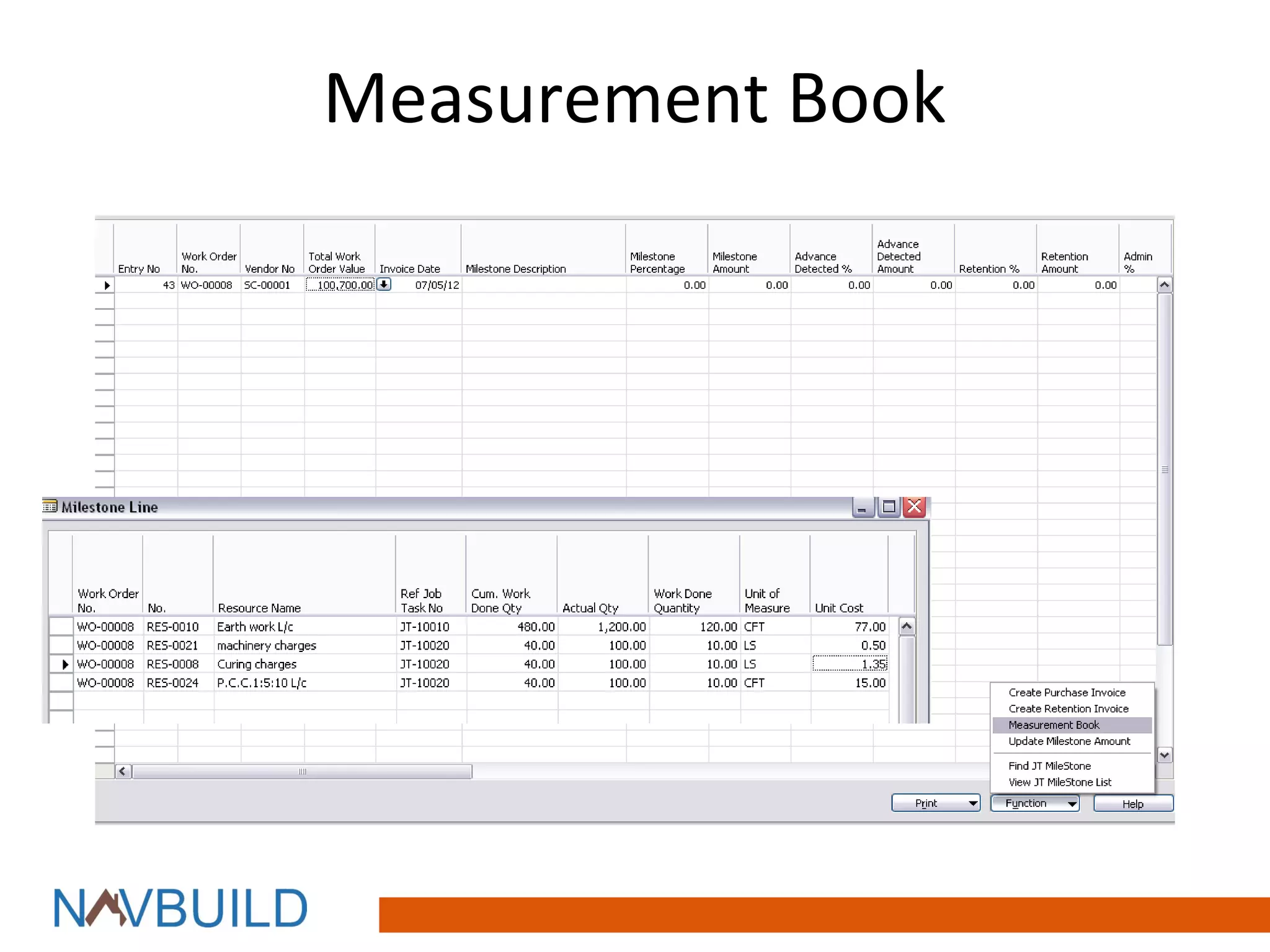 Measurement Book
 
