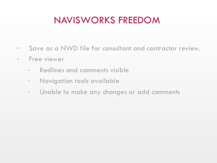 navisworks free viewer