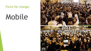 Force for change:
Mobile
 