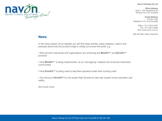 Navon Media Kit