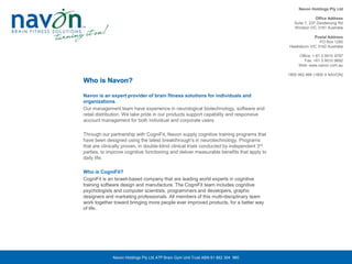 Navon Media Kit
