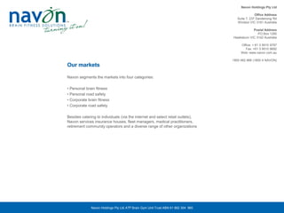 Navon Media Kit