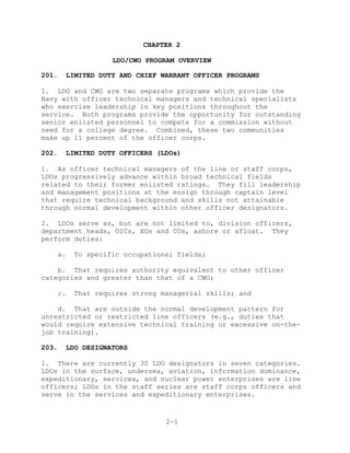 LDO / CWO Handbook | DOCX