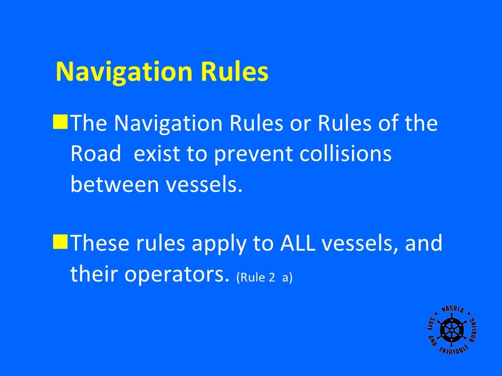 Navigation Rules (Basic)