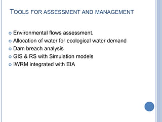 Environmental Impact Assessment in Water Resources Projects | PPTX