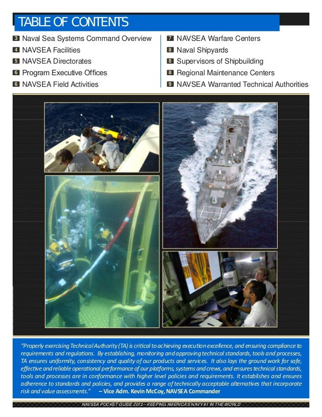NAVSEA Pocket Guide 2012
