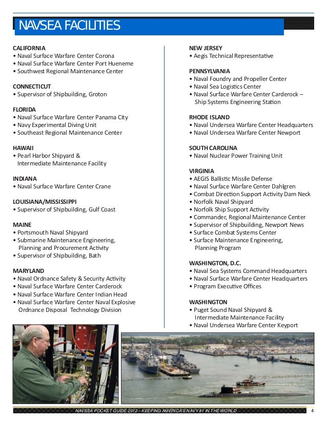 NAVSEA Pocket Guide 2012