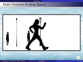 Motivation
Multi-Tenanted Building Spaces
Pradeeban Kathiravelu (IST-ULisboa) Cassowary 9 / 22
 