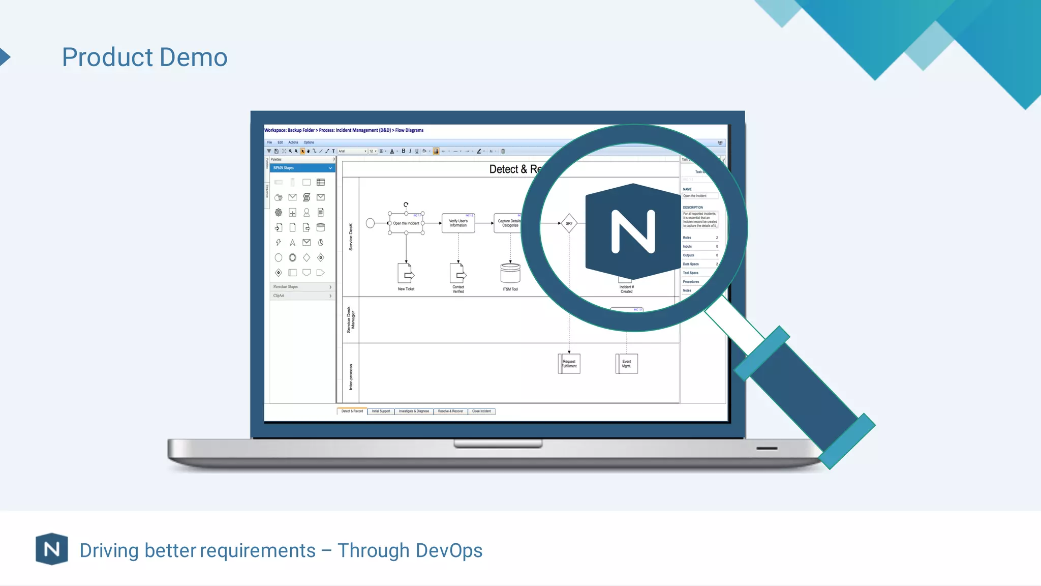 Driving better requirements – Through DevOps
Product Demo
 