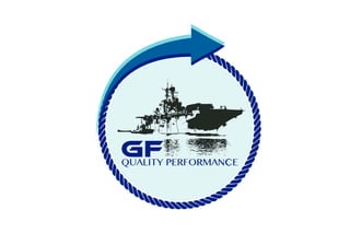 Logotipo reparación barcos Navy USA