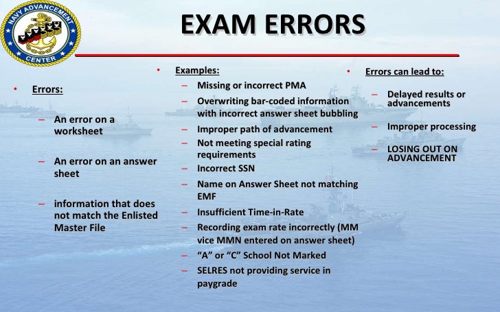 Navy advancement center