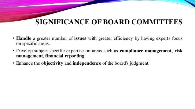 Corporate Board Committees