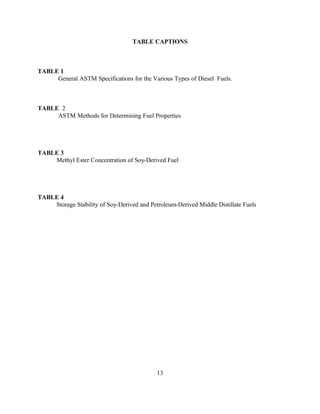 Navy biodiesel stability study | PDF