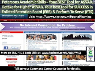 Navy careerwise powerpointer 2 advancement, education & exam Slide 62