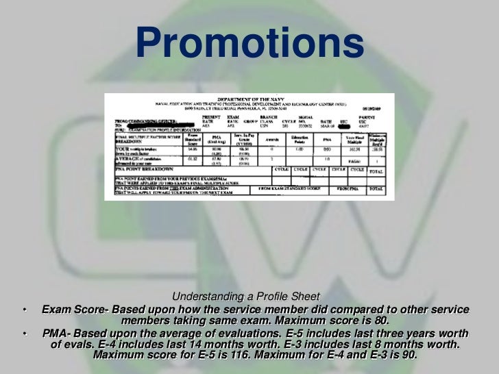 navy careerwise powerpointer 2 advancement education exam navy advancement center profile sheets