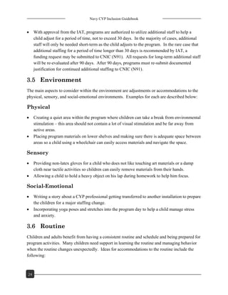 Navy CYP Inclusion Guidebook | PDF