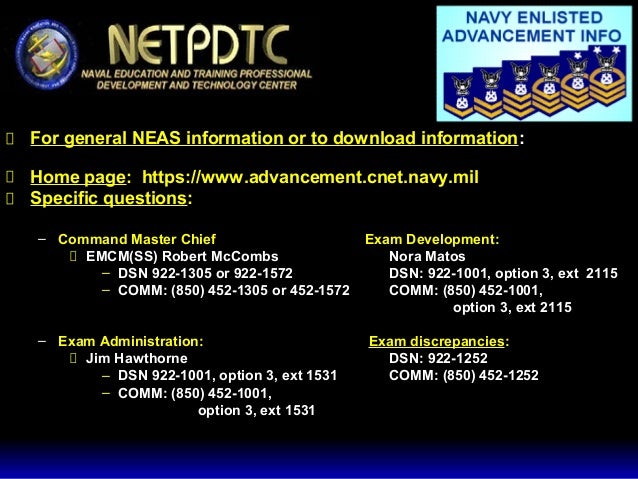 Navy enlisted advancement system