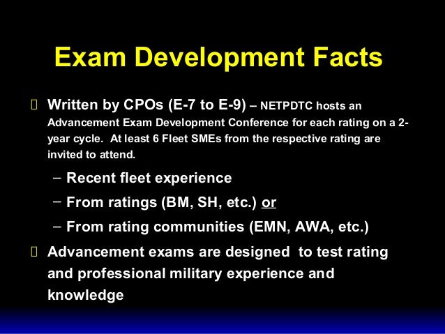 Navy enlisted advancement system