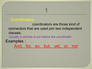 Nawaz anware predention english connectors | PPT