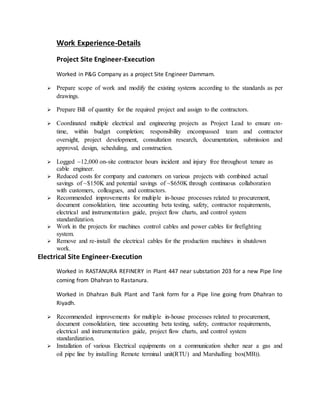 Nawaz new resume | PDF