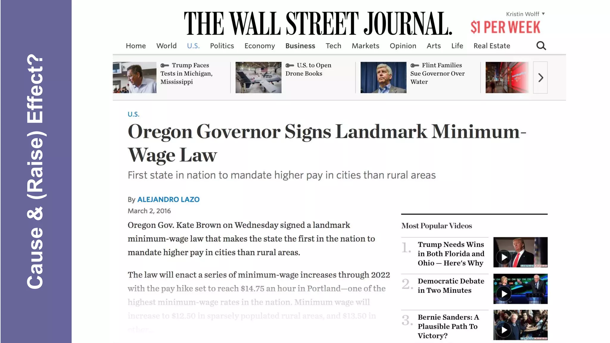 Cause&(Raise)Effect?
 