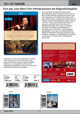 NEU BEI              NAXOS                                                                                   DVD



      ...
