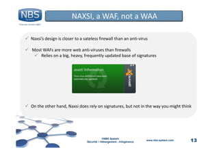 Naxsi, an open source WAF for Nginx | PDF
