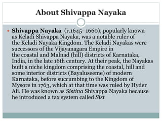 Nayaka’s of keladi contribution to archetecture | PPTX