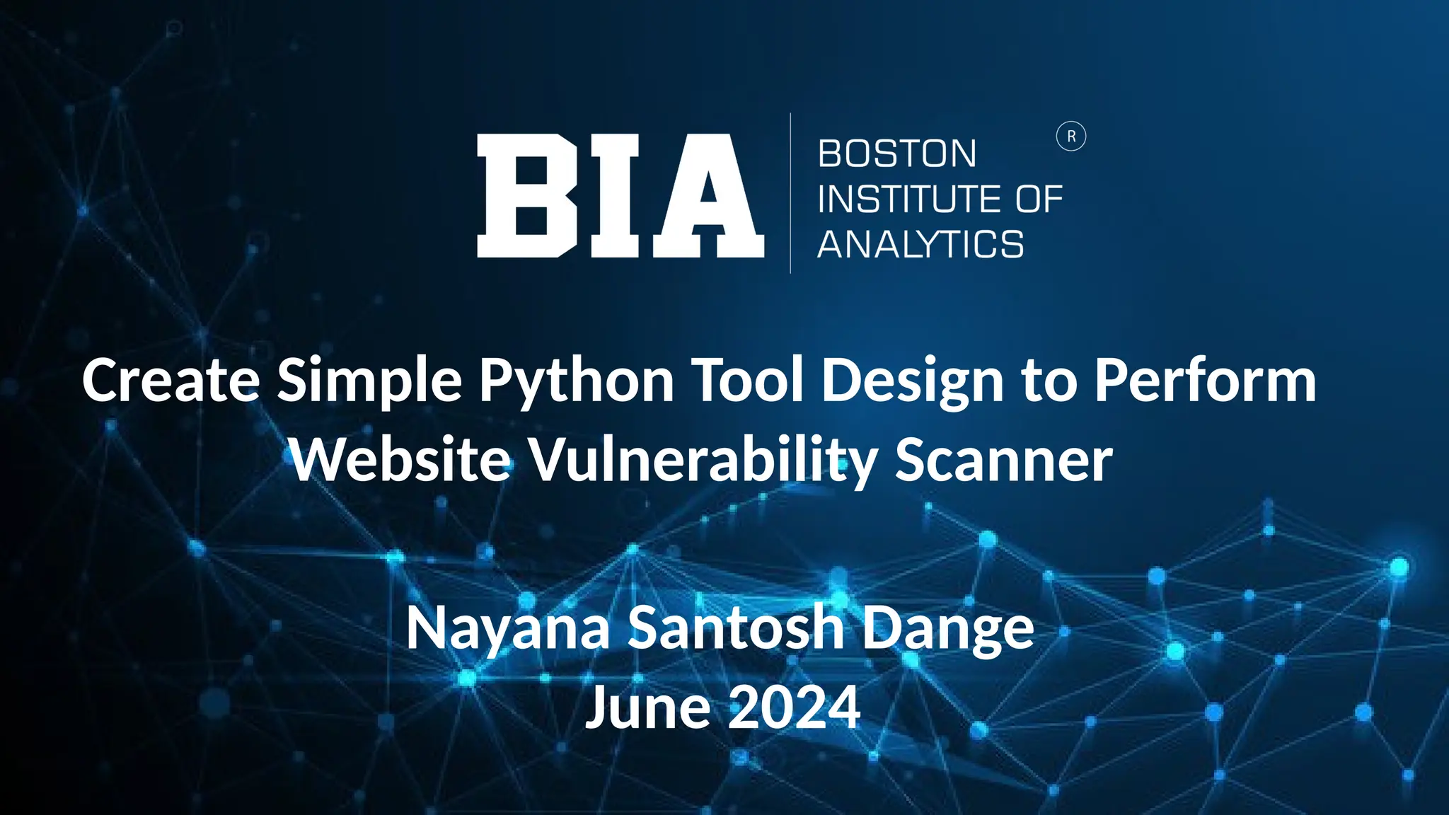 Building a Simple Python-Based Website Vulnerability Scanner | PPT