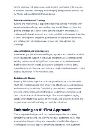 AI in Banking: Transforming Banks with Artificial Intelligence | PDF