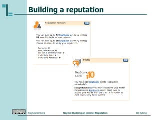 Building a reputation 